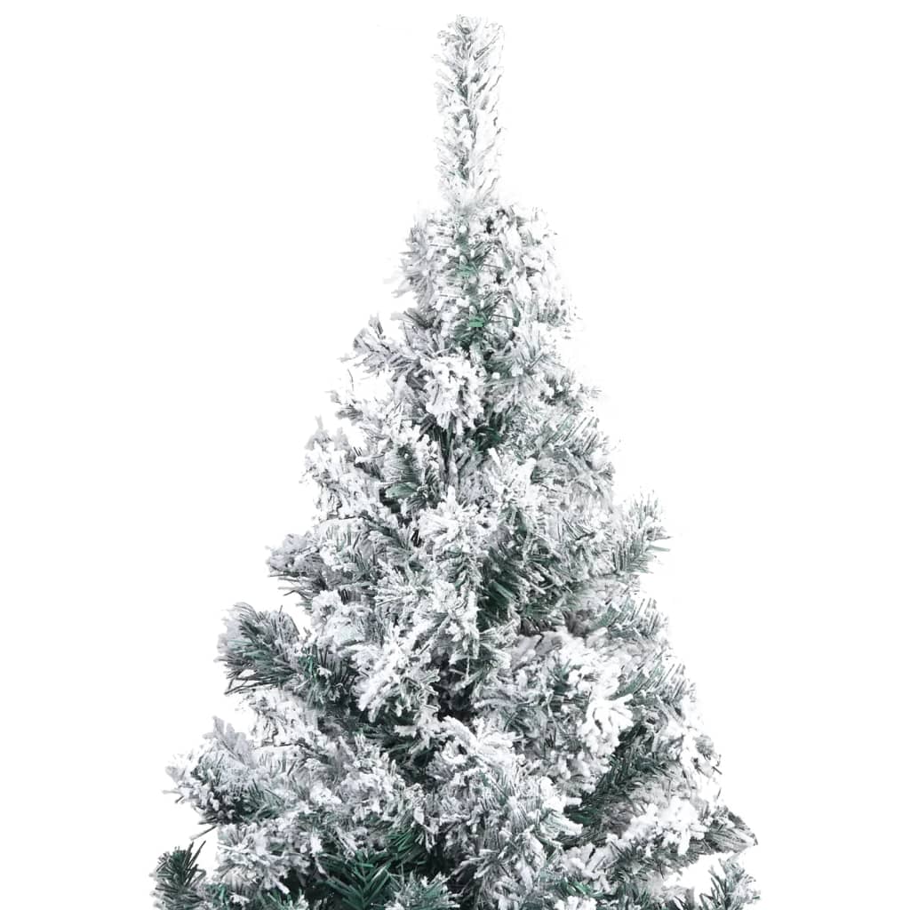 vidaXL Albero di Natale Artificiale con Neve Verde 300 cm PVC