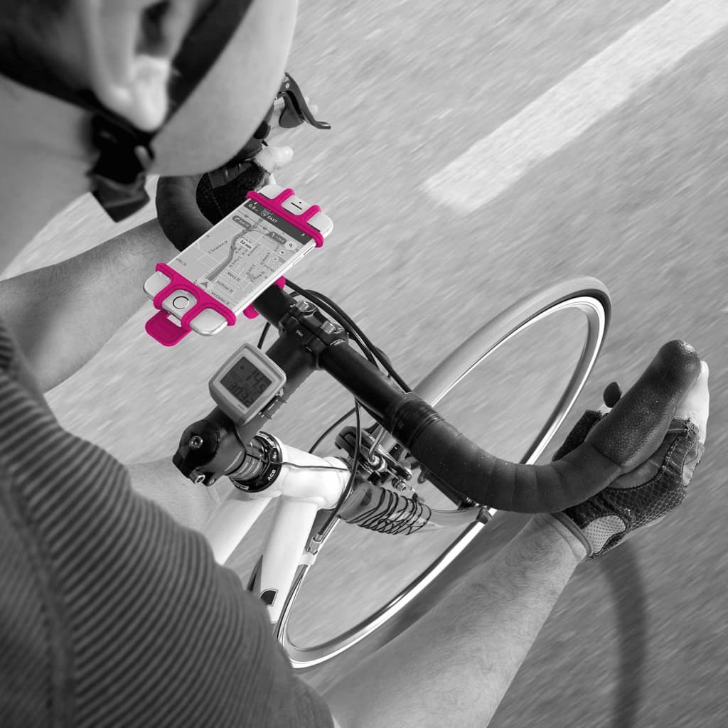 Celly Porta Cellulare per Bicicletta Easybike Rosa