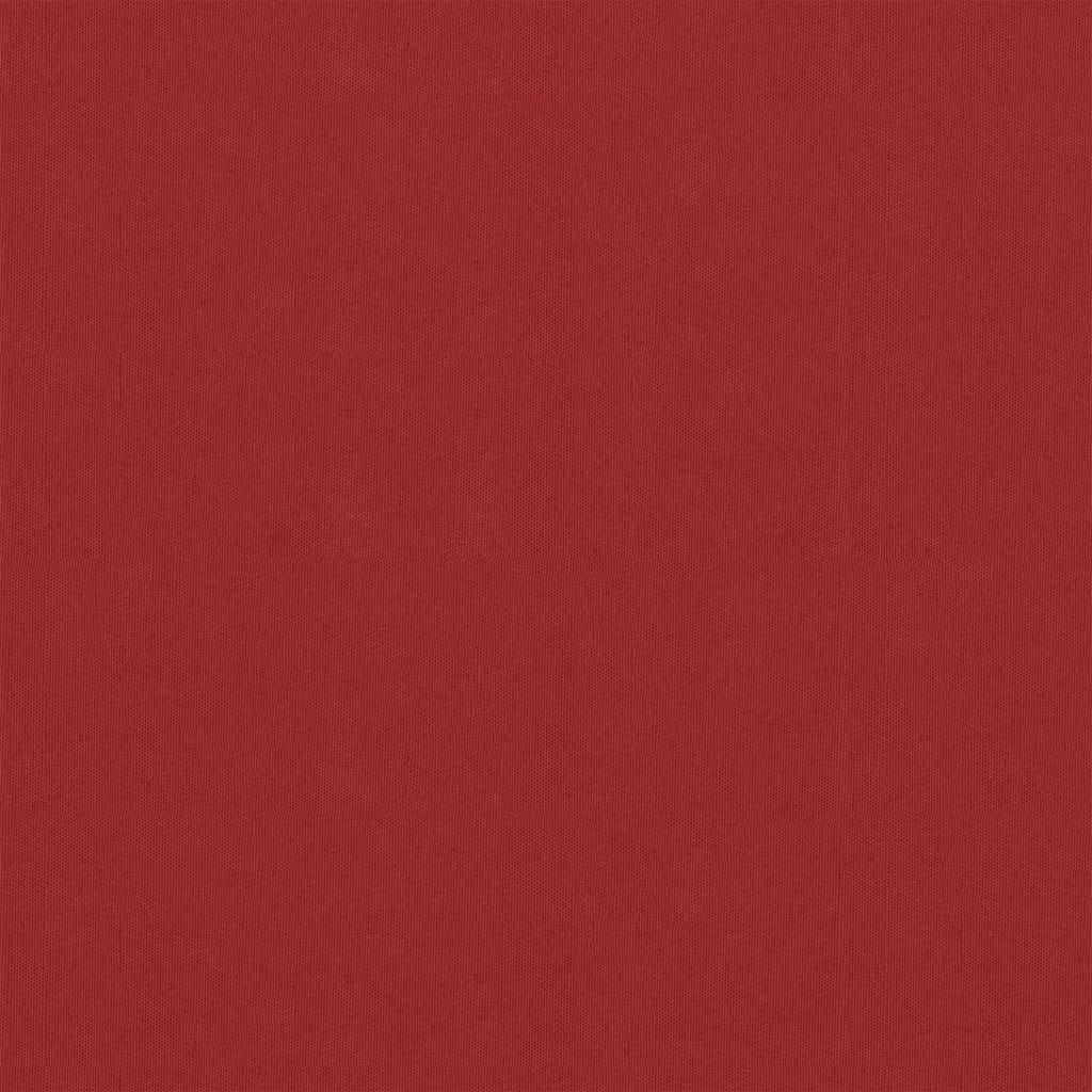 vidaXL Paravento Balcone Rosso 120x600 cm in Tessuto Oxford