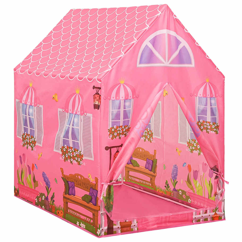 Tenda da Gioco per Bambini 183x96x86 cm con Apertura Pop-Up Unicorno Rosa