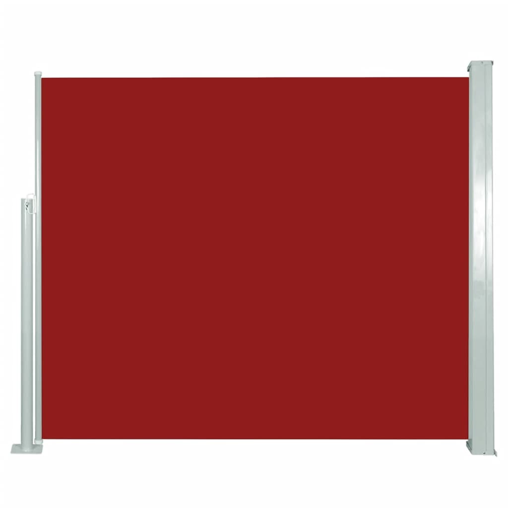 vidaXL Tenda da Sole Laterale Retrattile 120 x 300 cm Rossa