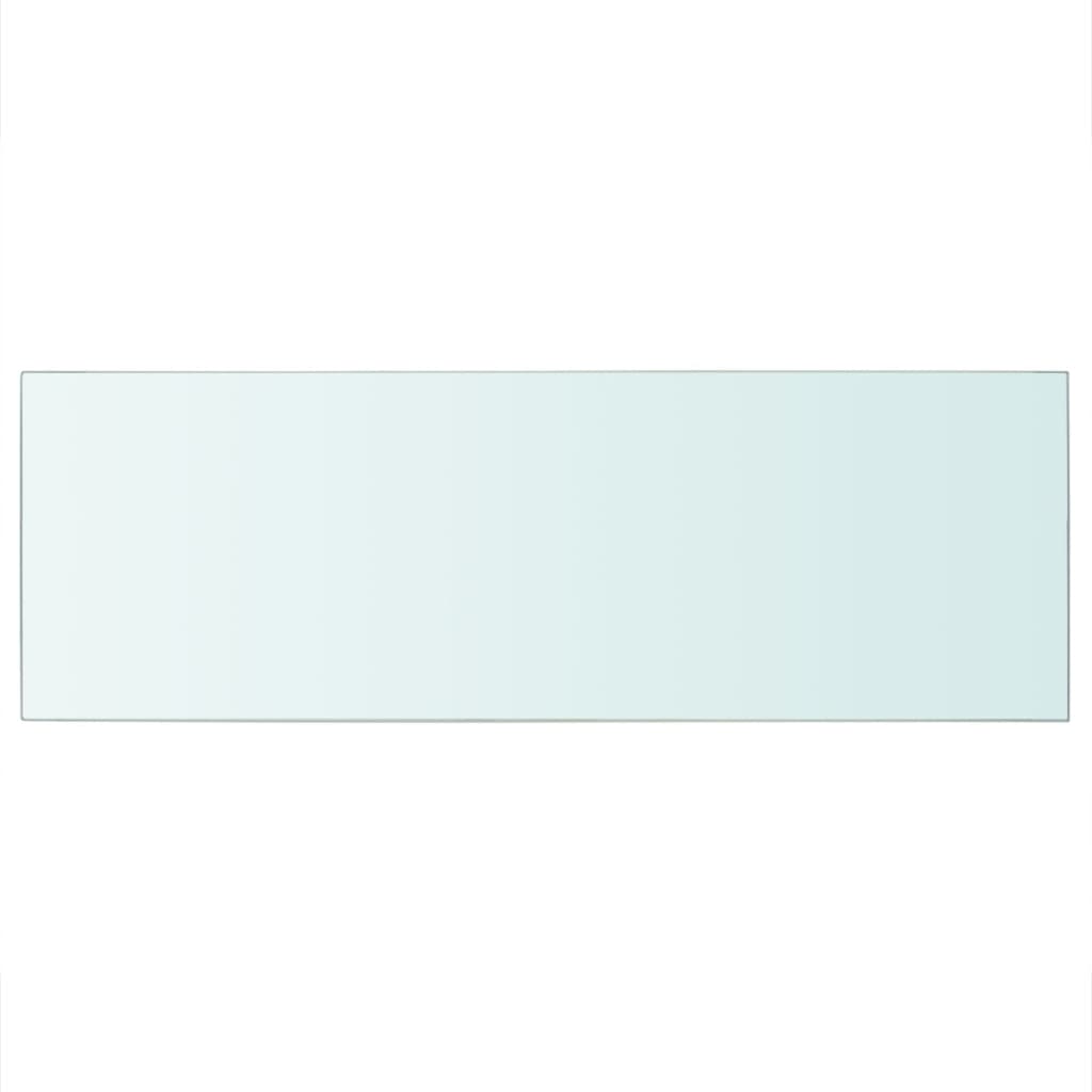 vidaXL Mensola in Vetro Trasparente 70x25 cm