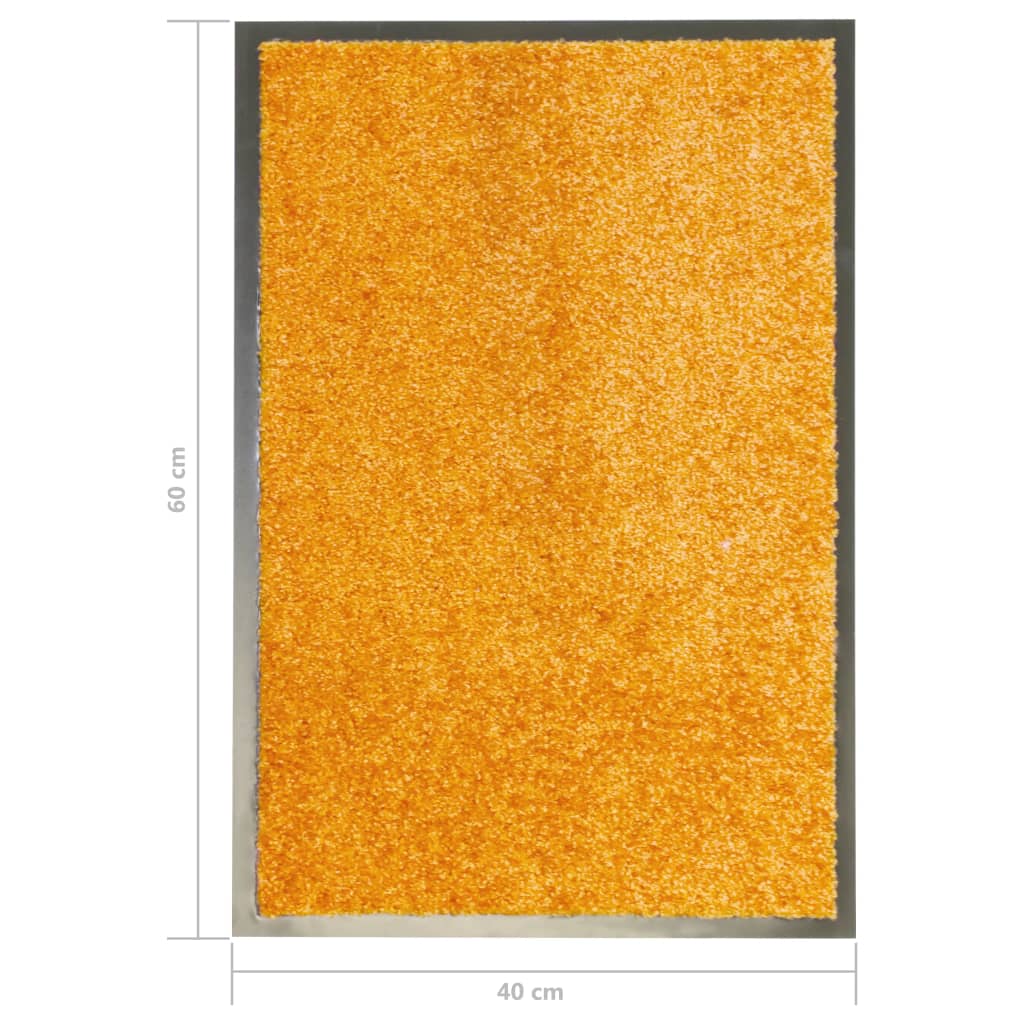 vidaXL Zerbino Lavabile Arancione 40x60 cm