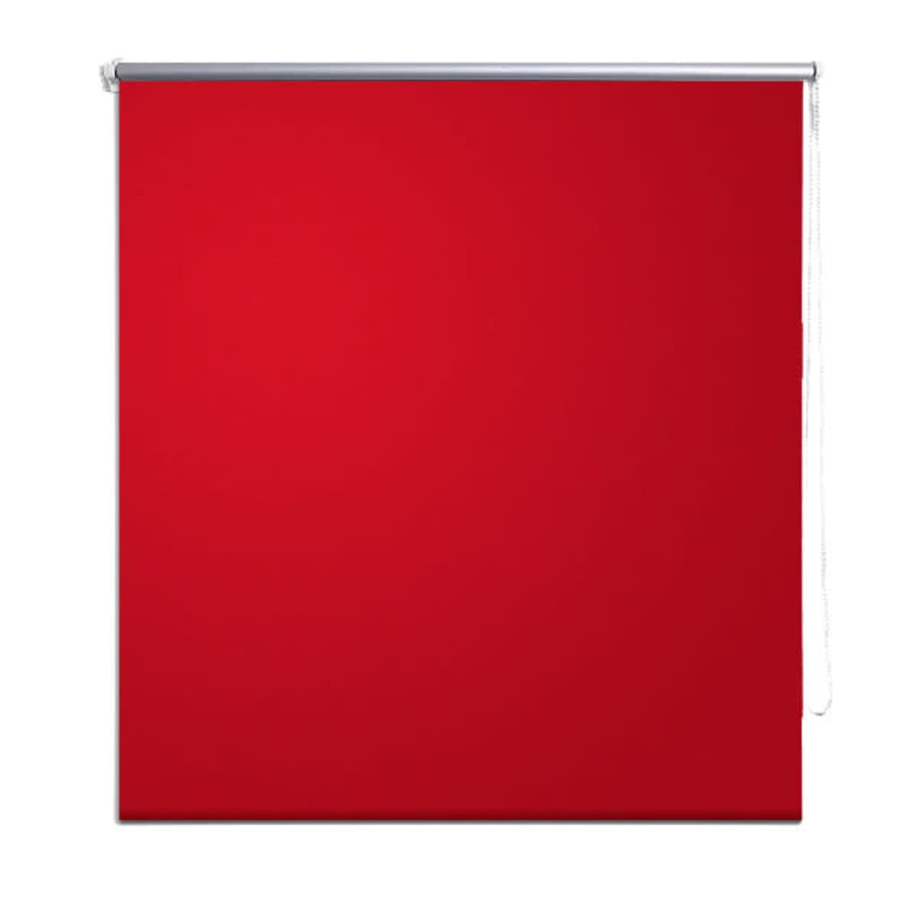 vidaXL Tenda a Rullo Oscurante 100 x 175 cm Rosso