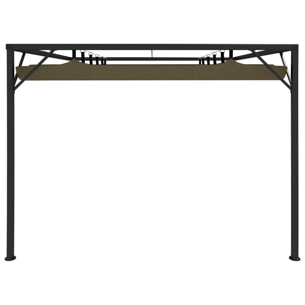 VidaXL Gazebo Da Giardino 3x6m Con Tetto Retrattile – Struttura In Alluminio Antracite - 2