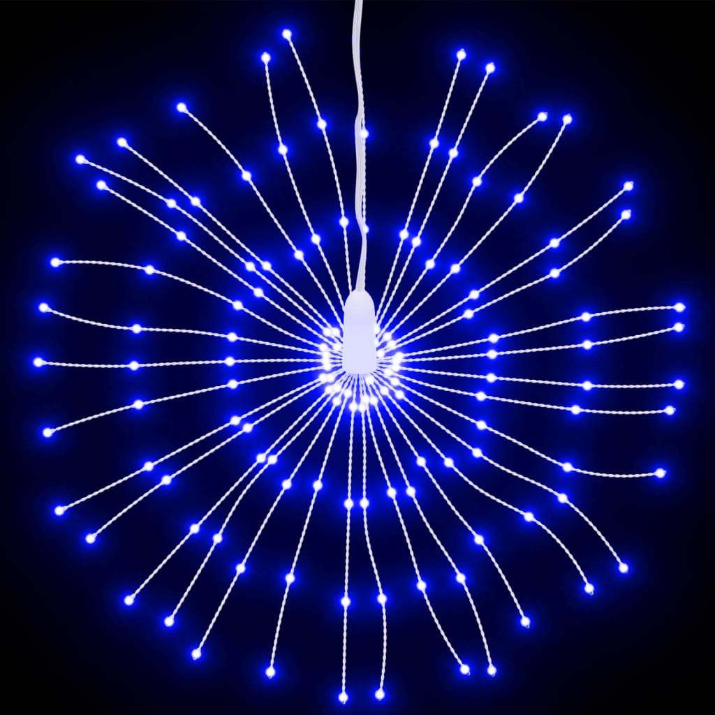 vidaXL Illuminazione di Natale Galassia 140 LED Blu 17 cm