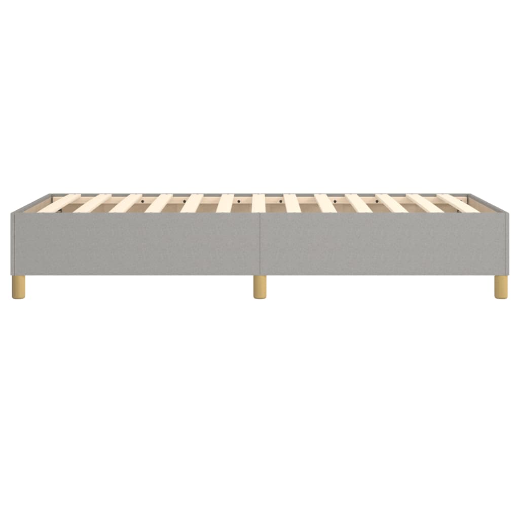 Giroletto a Molle con Materasso Grigio Chiaro 90x190 cm Tessuto 3131553