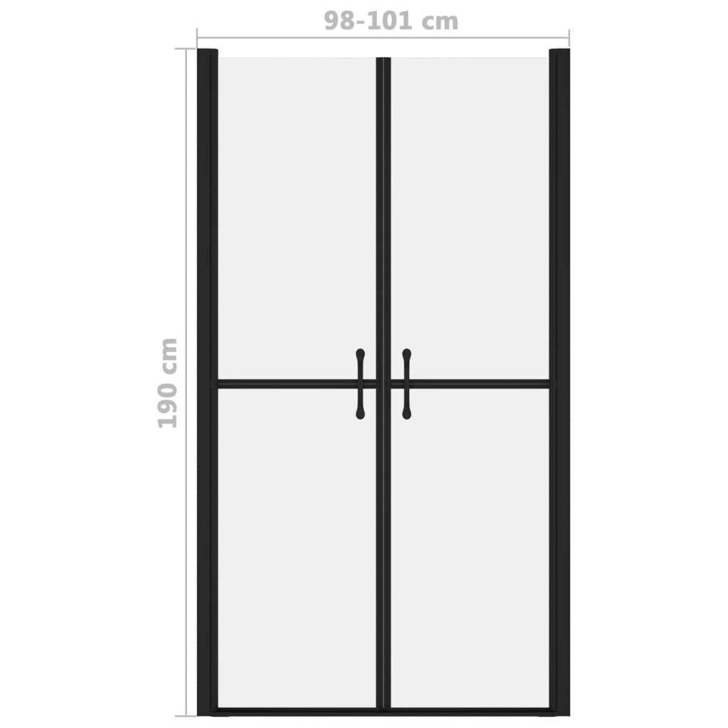 vidaXL Porta per Doccia in ESG Satinato (98-101)x190 cm