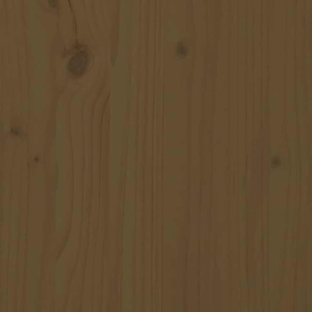 vidaXL Fioriera da Giardino Miele 62x30x38 cm Legno Massello di Pino