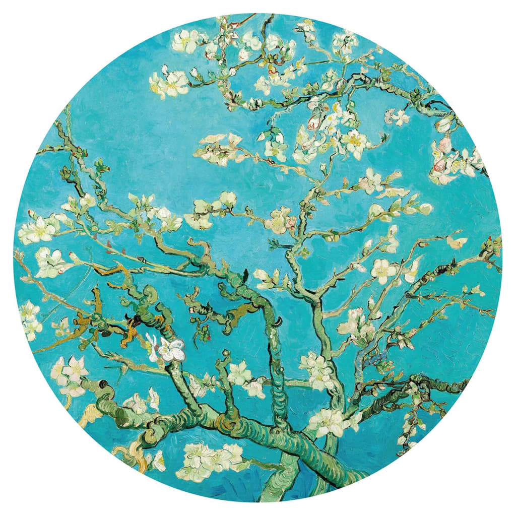WallArt Carta da Parati Circolare Almond Blossom 190 cm