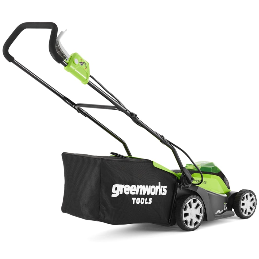 Greenworks Tosaerba G40LM35 con 2 Batterie 40V 2Ah 2501907UC