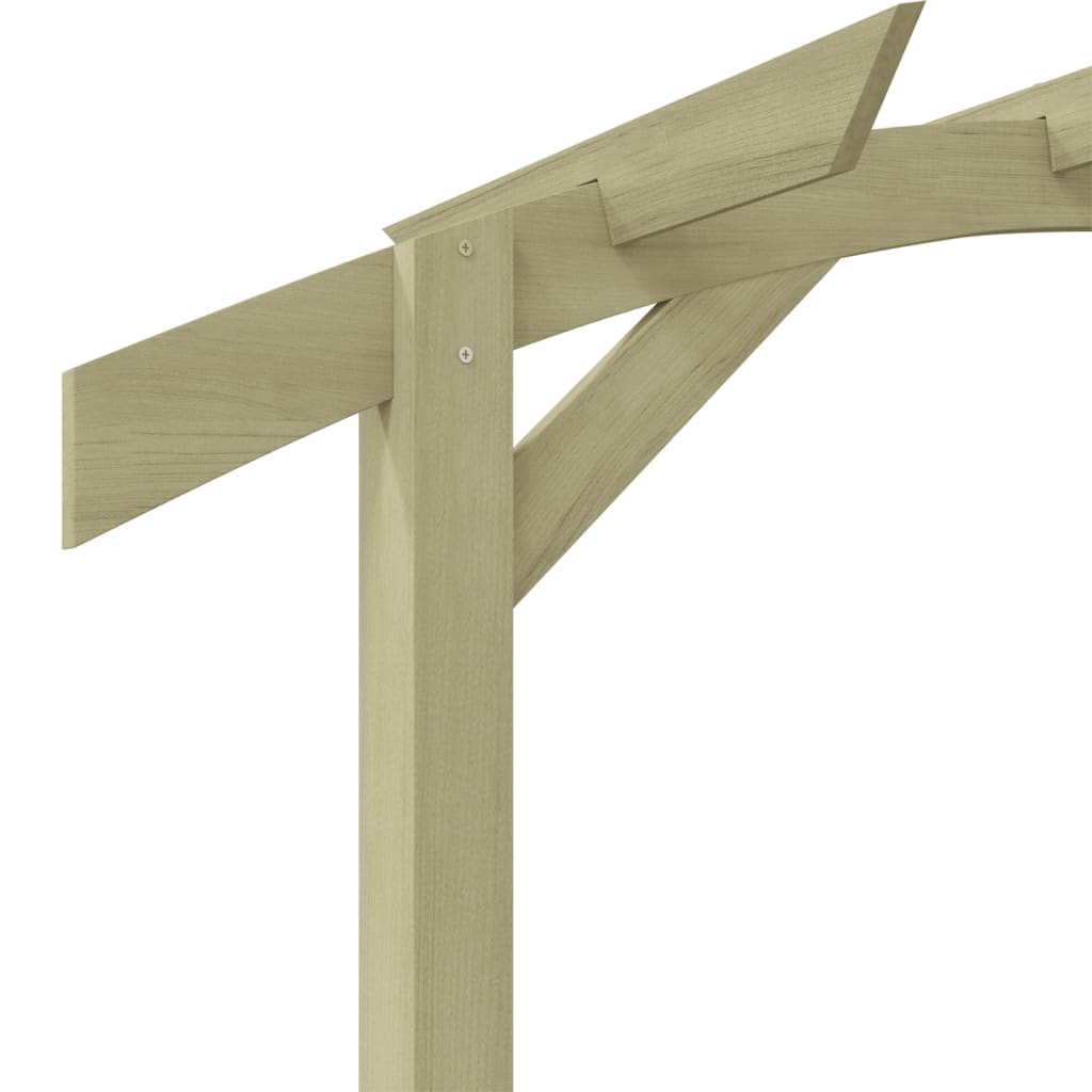 Pergola Da Giardino In Legno Di Pino 180x197x210 Cm - Design A Tunnel, Per Esterni