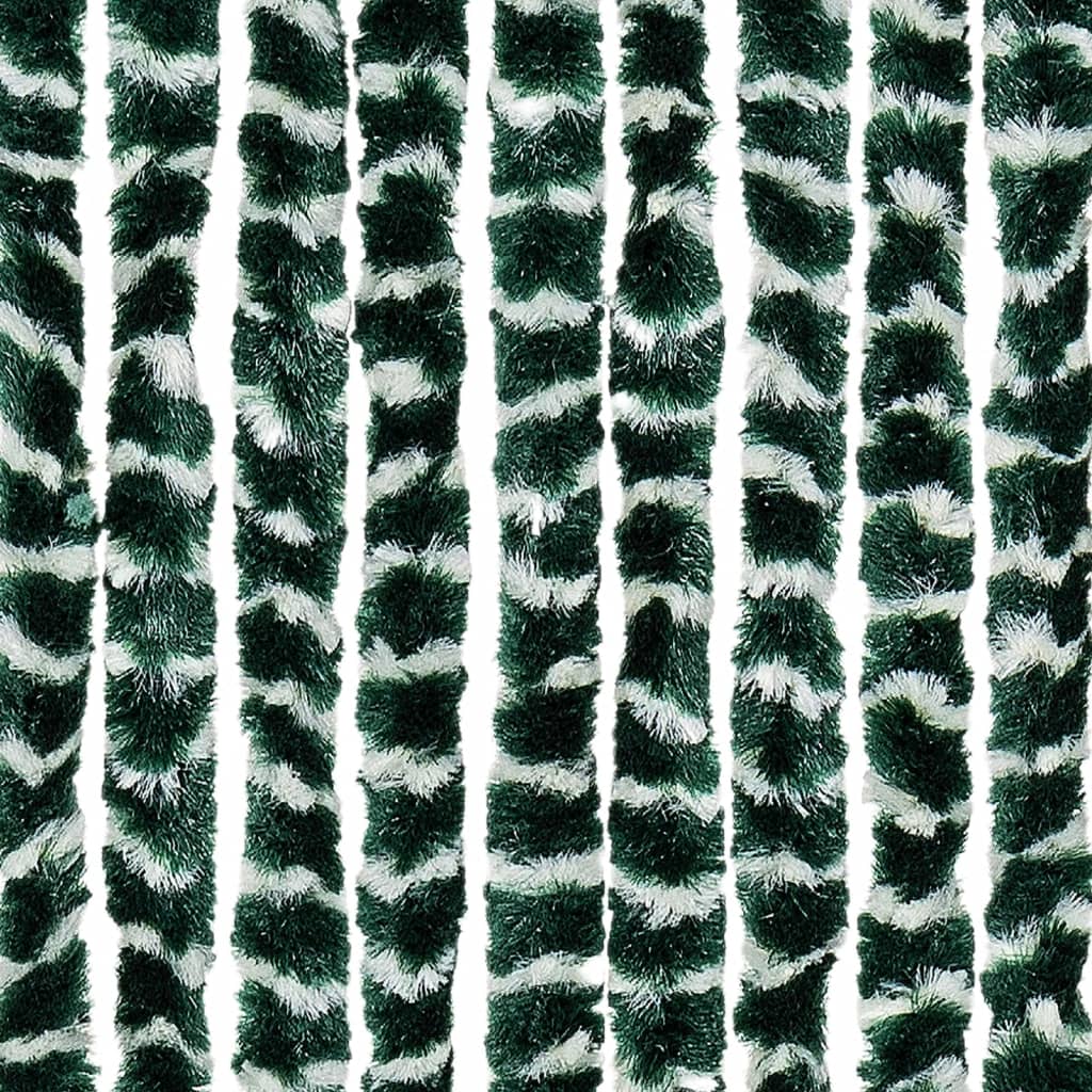 vidaXL Tenda Antimosche Verde e Bianca 100x200 cm in Ciniglia