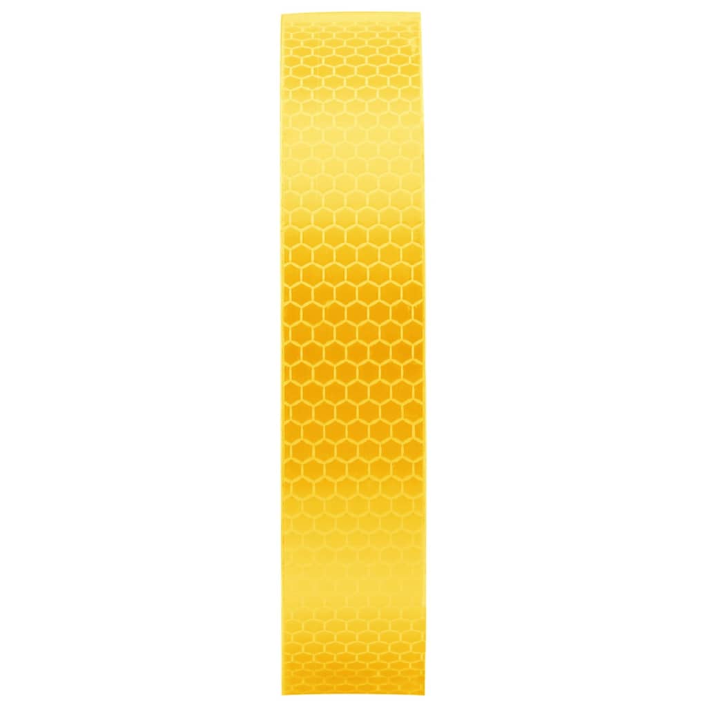 vidaXL Nastro Riflettente giallo 2,5 cm x 20 m PVC