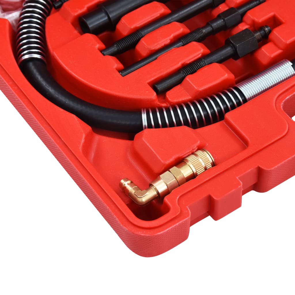 vidaXL Kit Tester di Compressione 14 pz per Motori Diesel