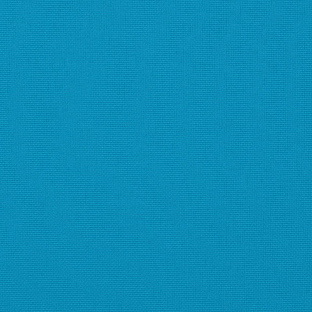 vidaXL Cuscino per Panca Azzurro 200x50x7 cm in Tessuto Oxford
