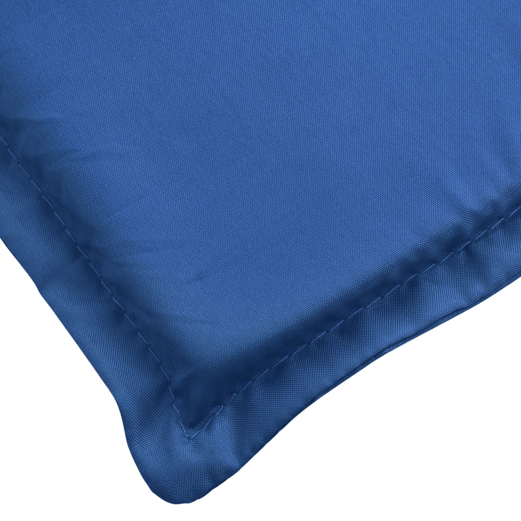 vidaXL Cuscino per Sdraio Blu Reale (75+105)x50x3 cm