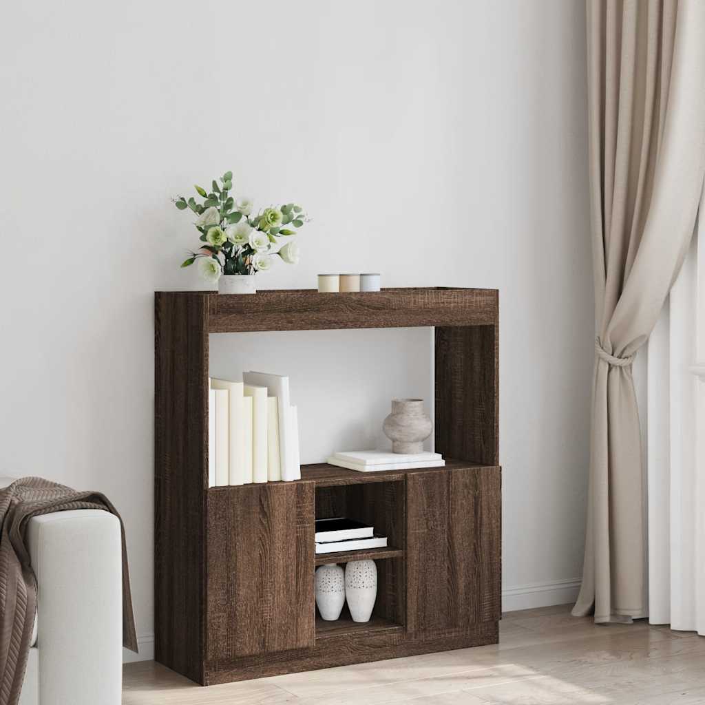 Mobile TV Rovere Marrone 150x34,5x30 cm in Legno Multistrato 817509