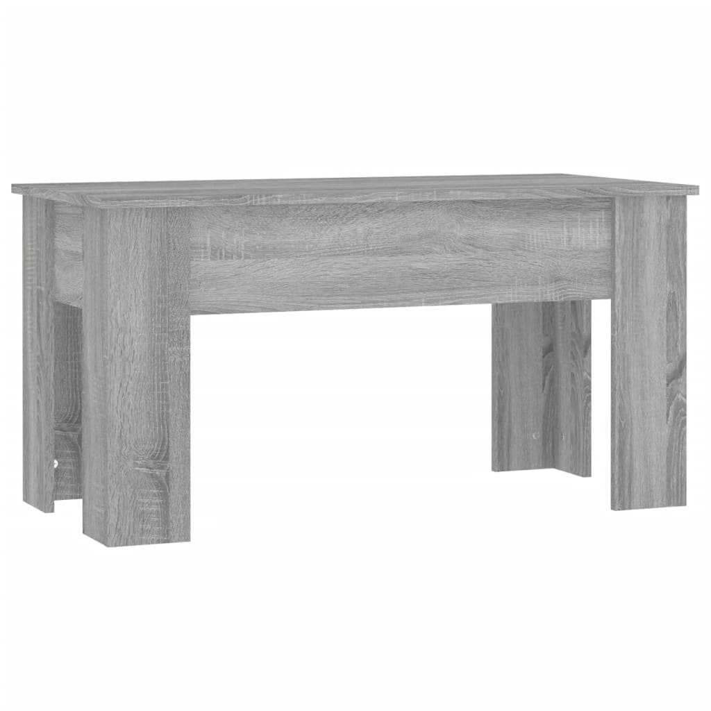 vidaXL Tavolino da Salotto Grigio Sonoma 101x49x52cm Legno Multistrato