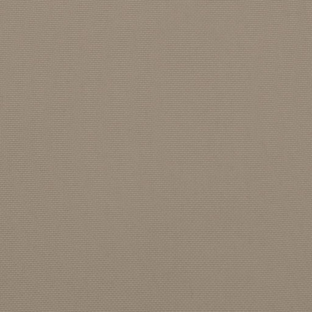 vidaXL Cuscino per Panca Tortora 110x50x7 cm in Tessuto Oxford
