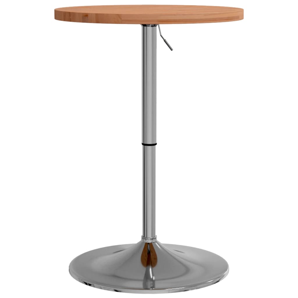 vidaXL Tavolino da Bar Ø50x90,5 cm in Legno Massello di Faggio