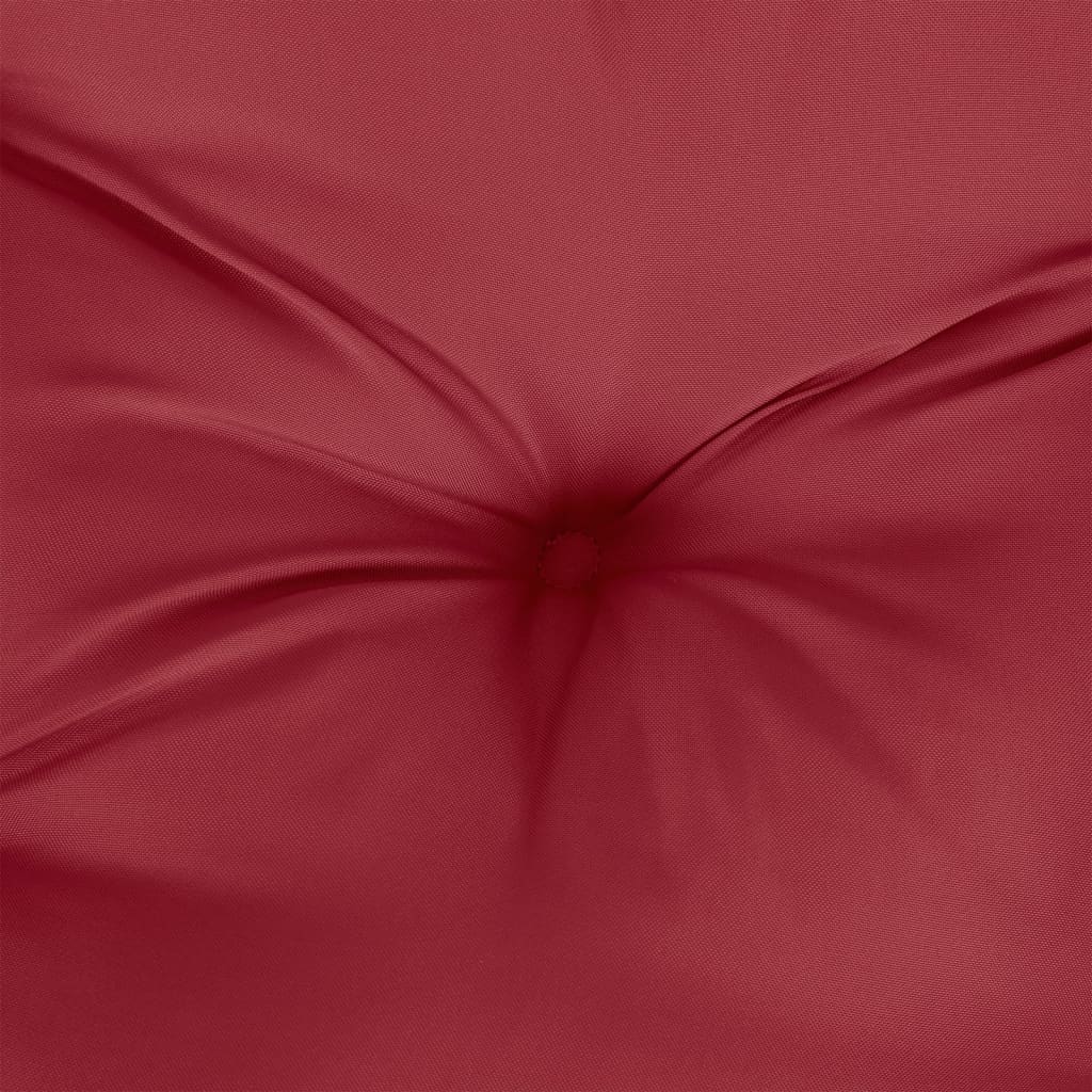 vidaXL Cuscino per Panca Rosso Vino 100x50x7 cm in Tessuto Oxford