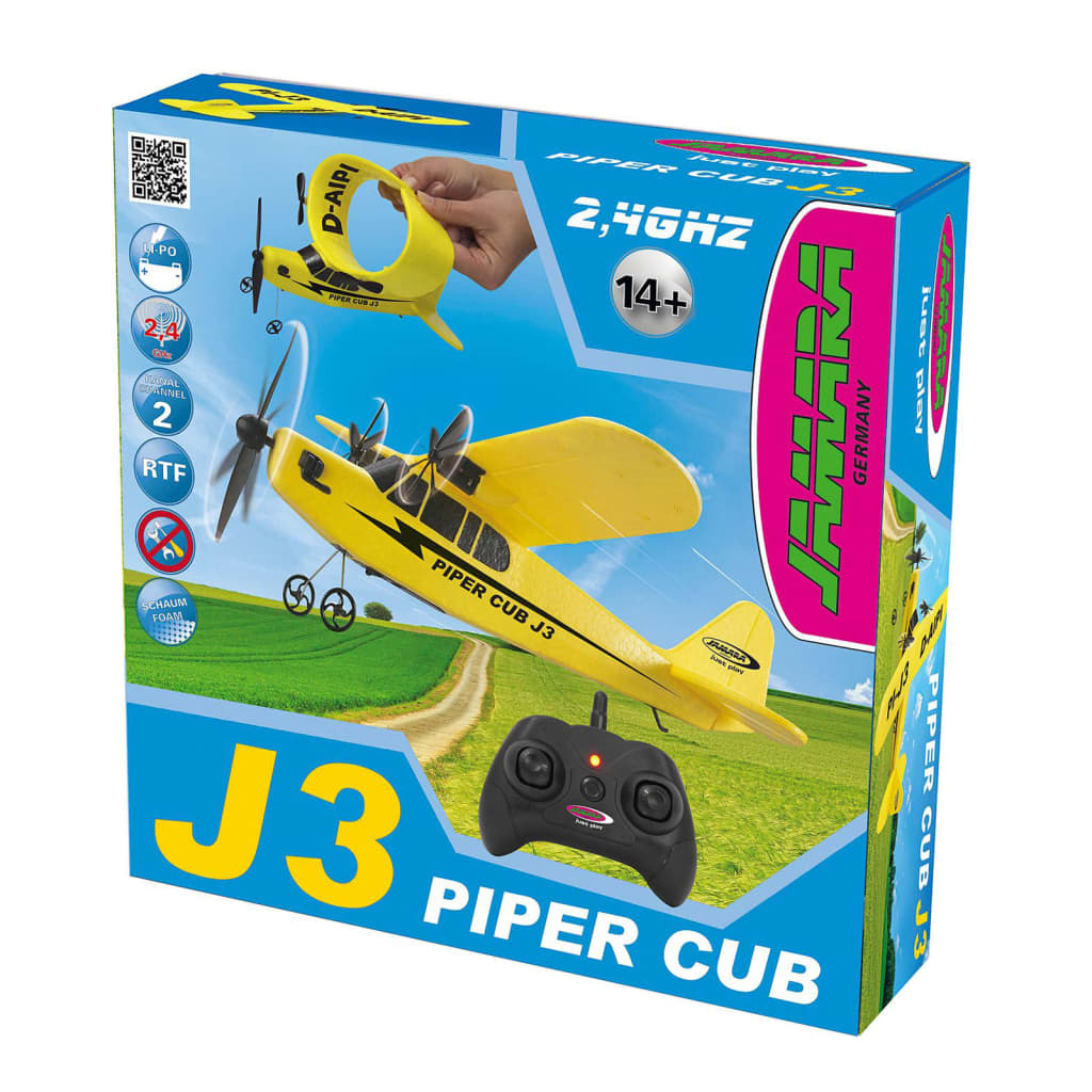 JAMARA Aeroplano RC Piper J3-Cub 2,4 GHz