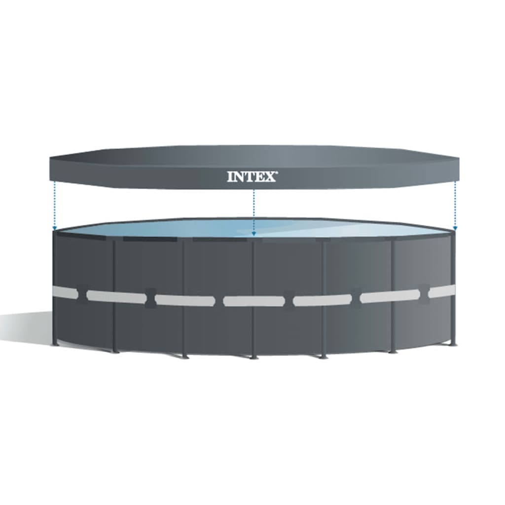 Intex Set Piscina Rotonda Ultra XTR Frame 732x132 cm 26340GN