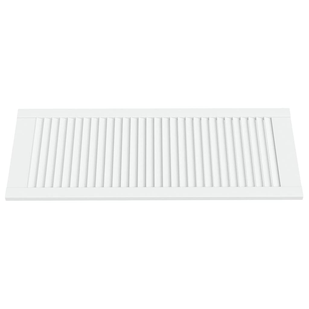VidaXL Anta A Lamelle 2 Pezzi In Legno Massello Di Pino - Porta Per Armadio 99,3x49,4 Cm - Non Trattata E Personalizzabile
