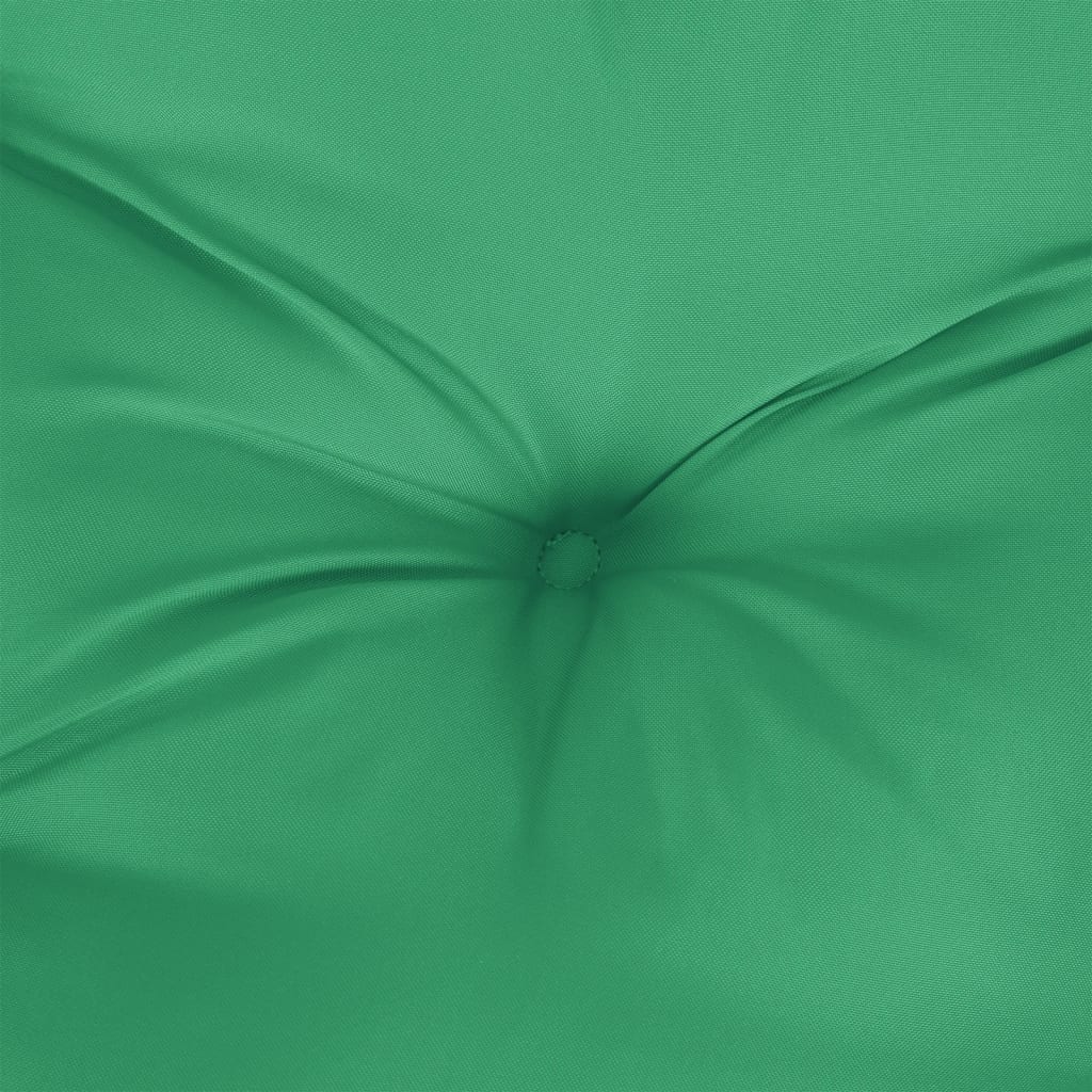vidaXL Cuscino per Pallet Verde 50x50x12 cm in Tessuto