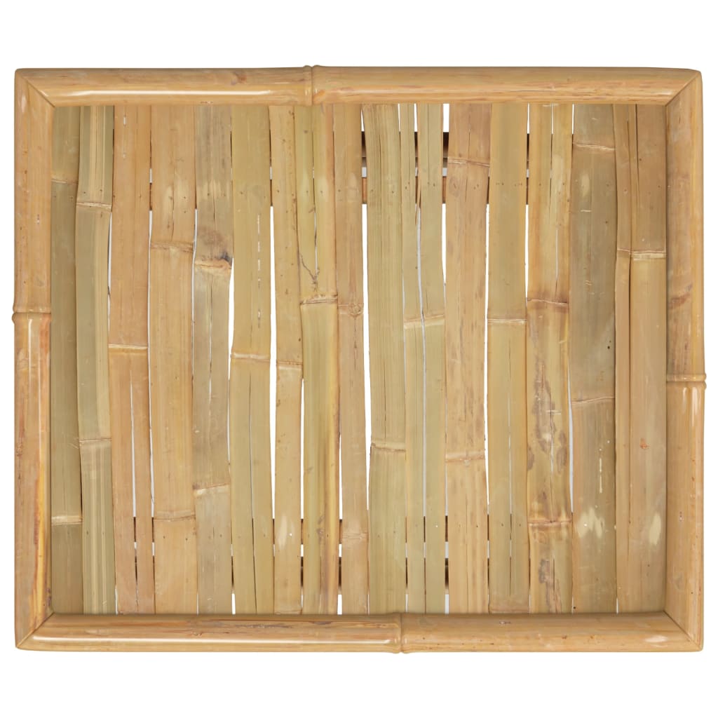 vidaXL Tavolo da Giardino 65x55x30 cm in Bambù