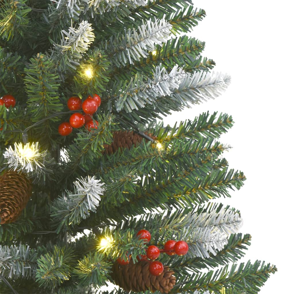vidaXL Set Decorazioni di Natale per Porte 4 pz in PVC