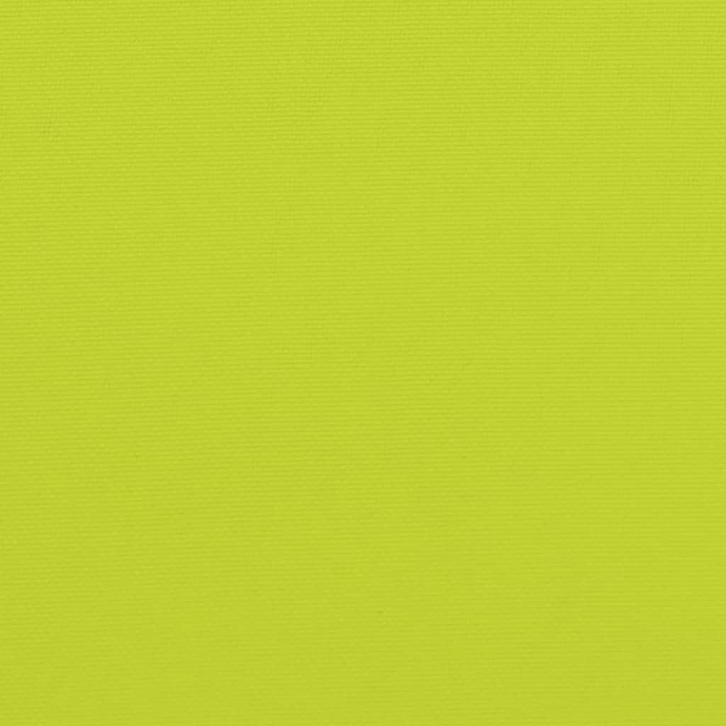 vidaXL Cuscino per Pallet Verde Brillante 58x58x10 cm in Tessuto