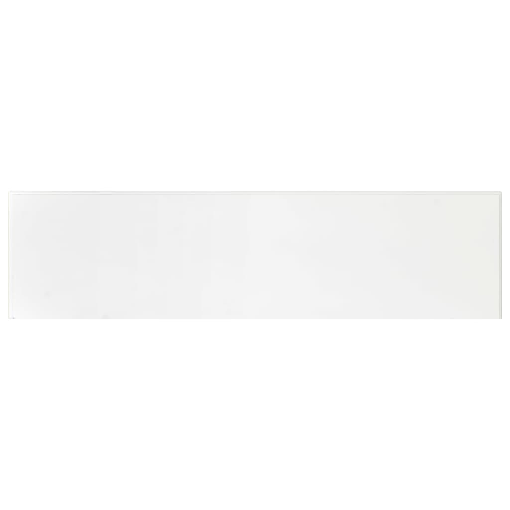 vidaXL Tavolo Consolle Bianco 110x30x76 cm in Legno Multistrato