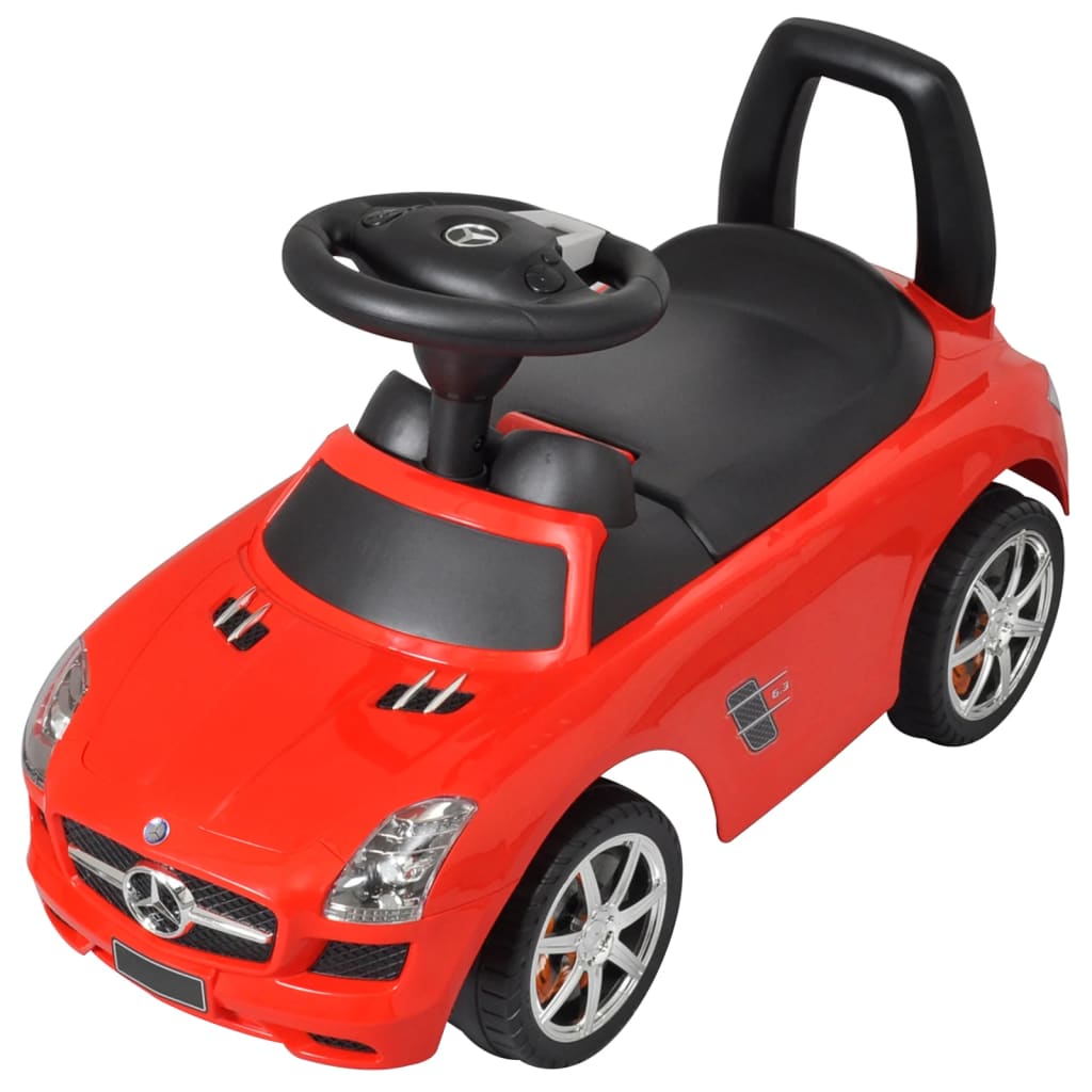 vidaXL Automobile a Spinta Mercedes Benz Rossa Cavalcabile Bambini