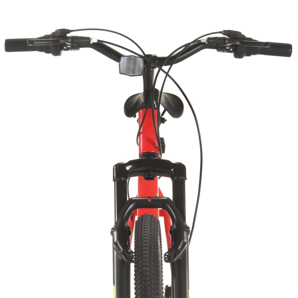 vidaXL Mountain Bike 21 Speed 27,5" Ruote 38 cm Rosso