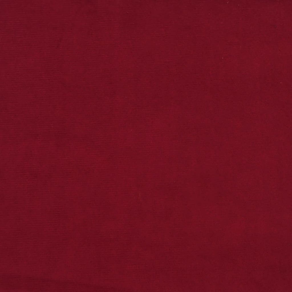 vidaXL Pannelli Murali 12 pz Rosso Vino 30x30 cm Velluto 0,54 m²