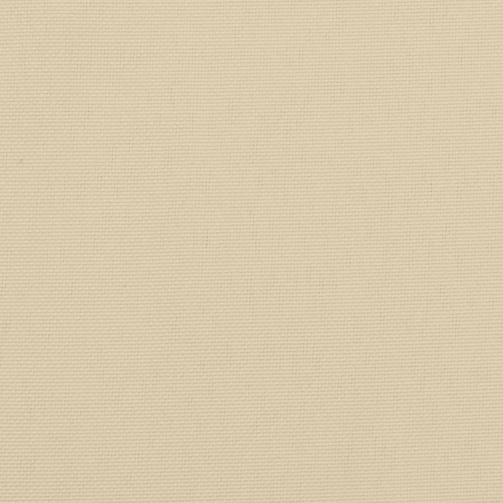 vidaXL Cuscini Panca da Giardino 2pz Beige 150x50x7 cm Tessuto Oxford