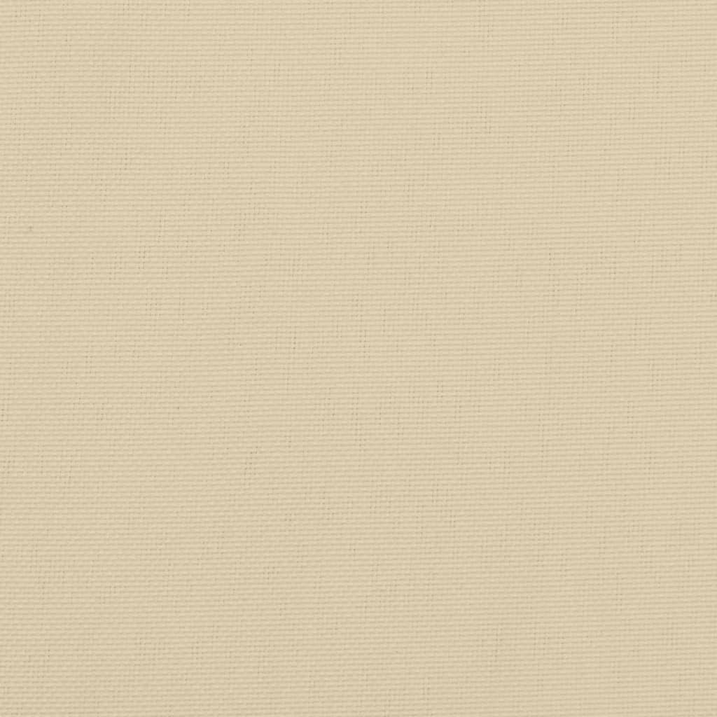 vidaXL Cuscini Panca da Giardino 2pz Beige 150x50x7 cm Tessuto Oxford