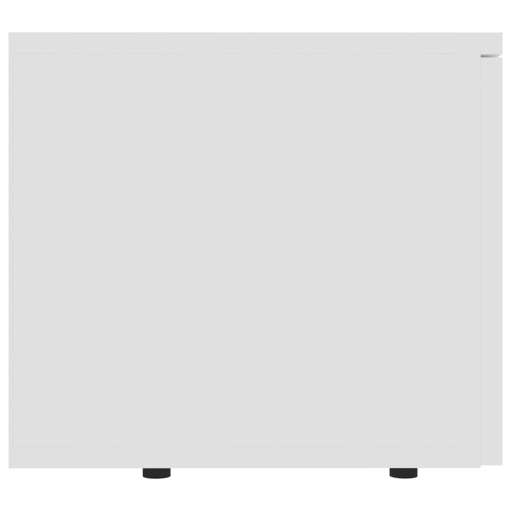 vidaXL Mobile Porta TV Bianco 80x34x30 cm in Legno Multistrato