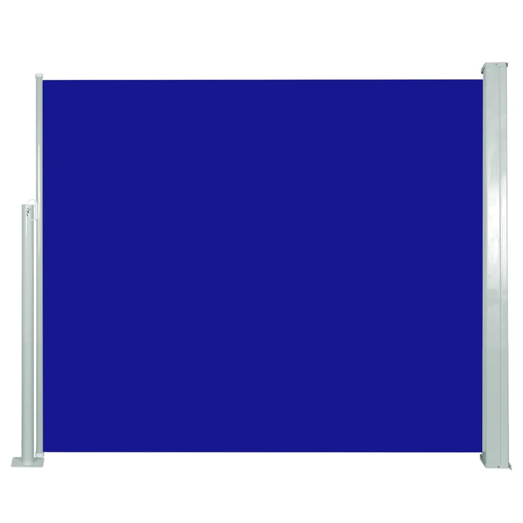 vidaXL Tenda da Sole Laterale Retrattile 120 x 300 cm Blu