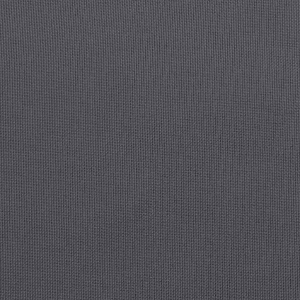 vidaXL Cuscini per Sedia 2 pz Antracite 50x50x7 cm Tessuto Oxford