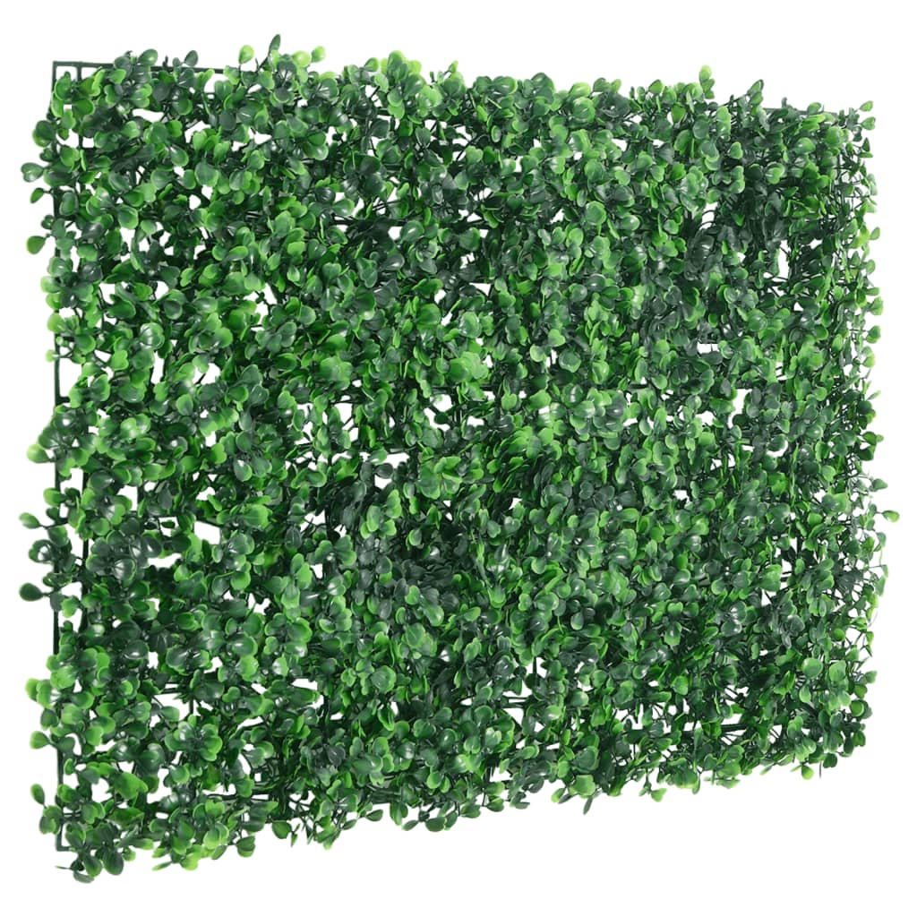  vidaXL Recinzione Foglie Arbusti Artificiali 6 pz Verde 40x60 cm