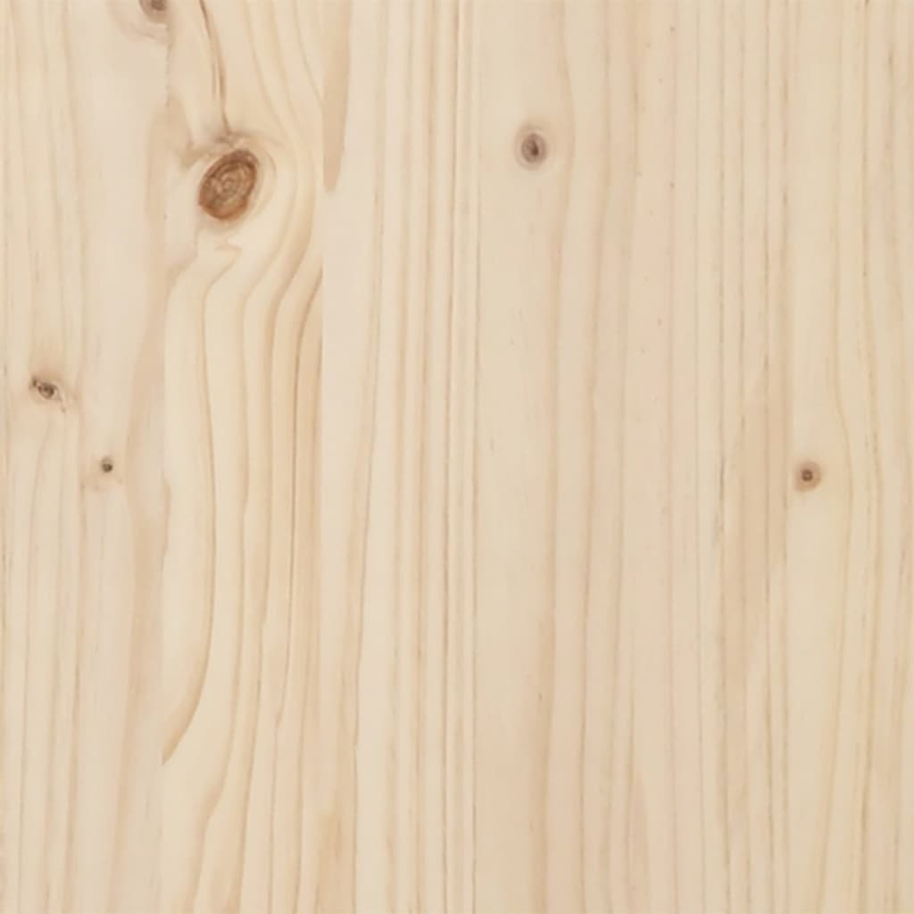 vidaXL Poggiapiedi da Giardino 62x31,5x52 cm Legno Massello di Pino