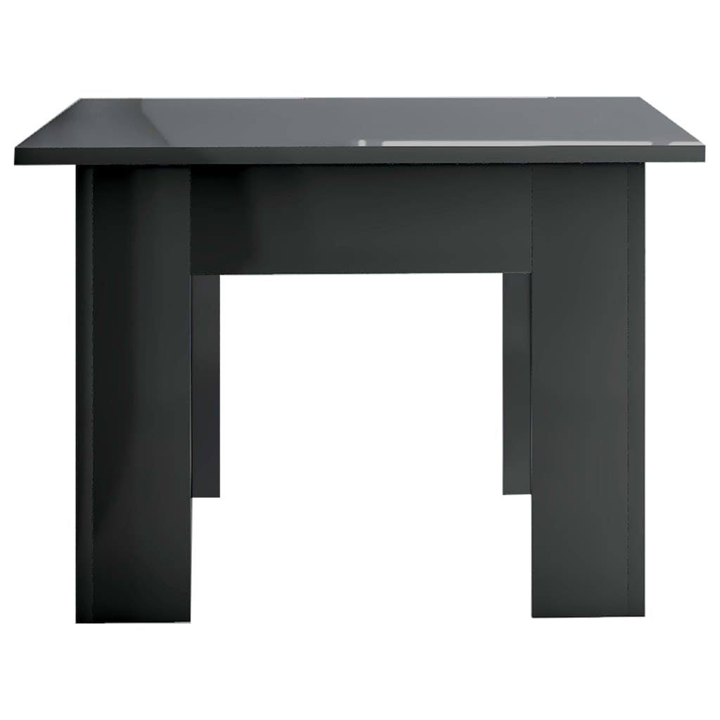 vidaXL Tavolino da Salotto Grigio Lucido 100x60x42cm Legno Multistrato