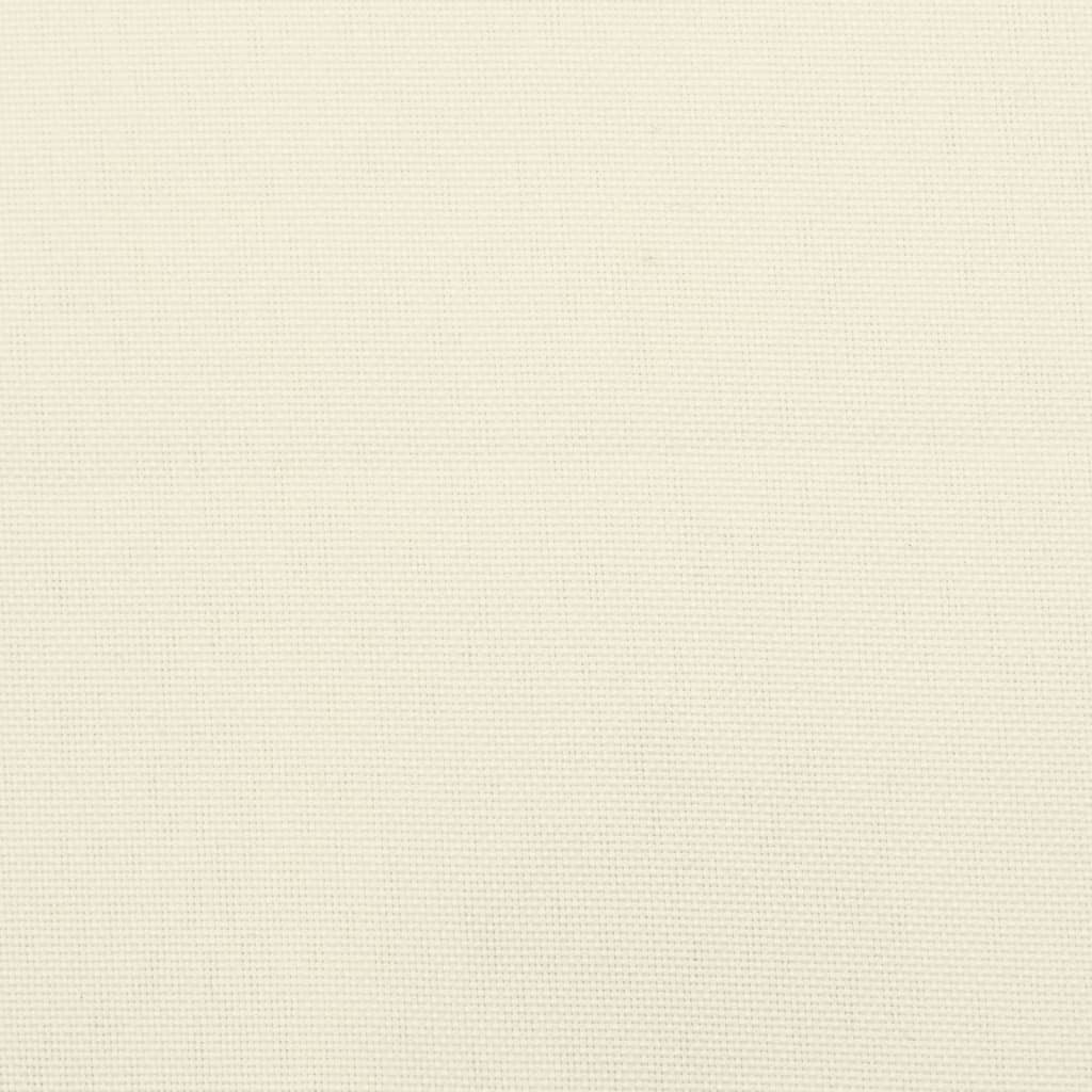 vidaXL Cuscino per Panca Bianco Crema 110x50x7 cm in Tessuto Oxford