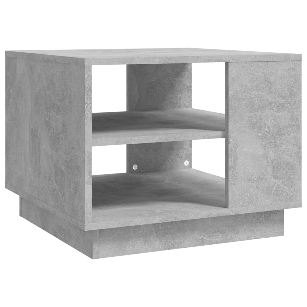 vidaXL Tavolino da Salotto Grigio Cemento 55x55x43 cm in Truciolato