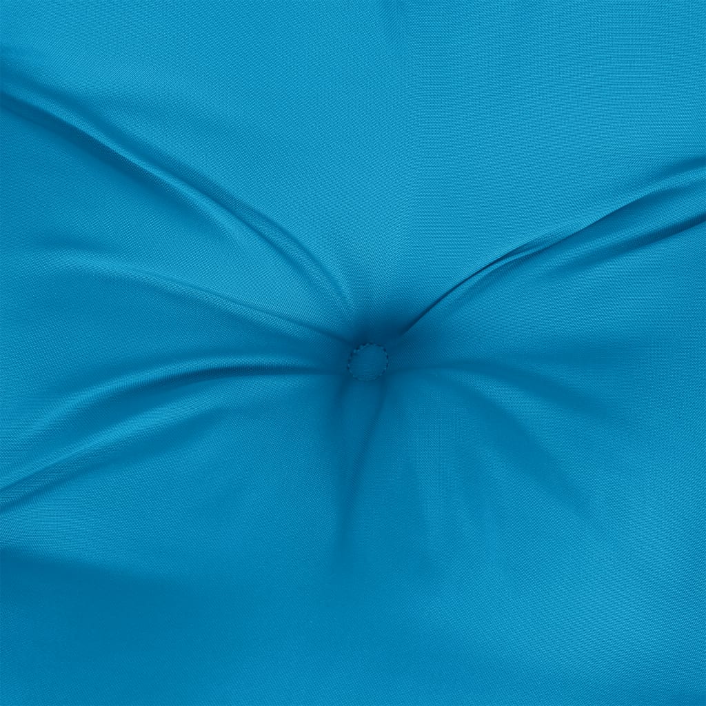 vidaXL Cuscino per Pallet Blu 70x70x12 cm in Tessuto