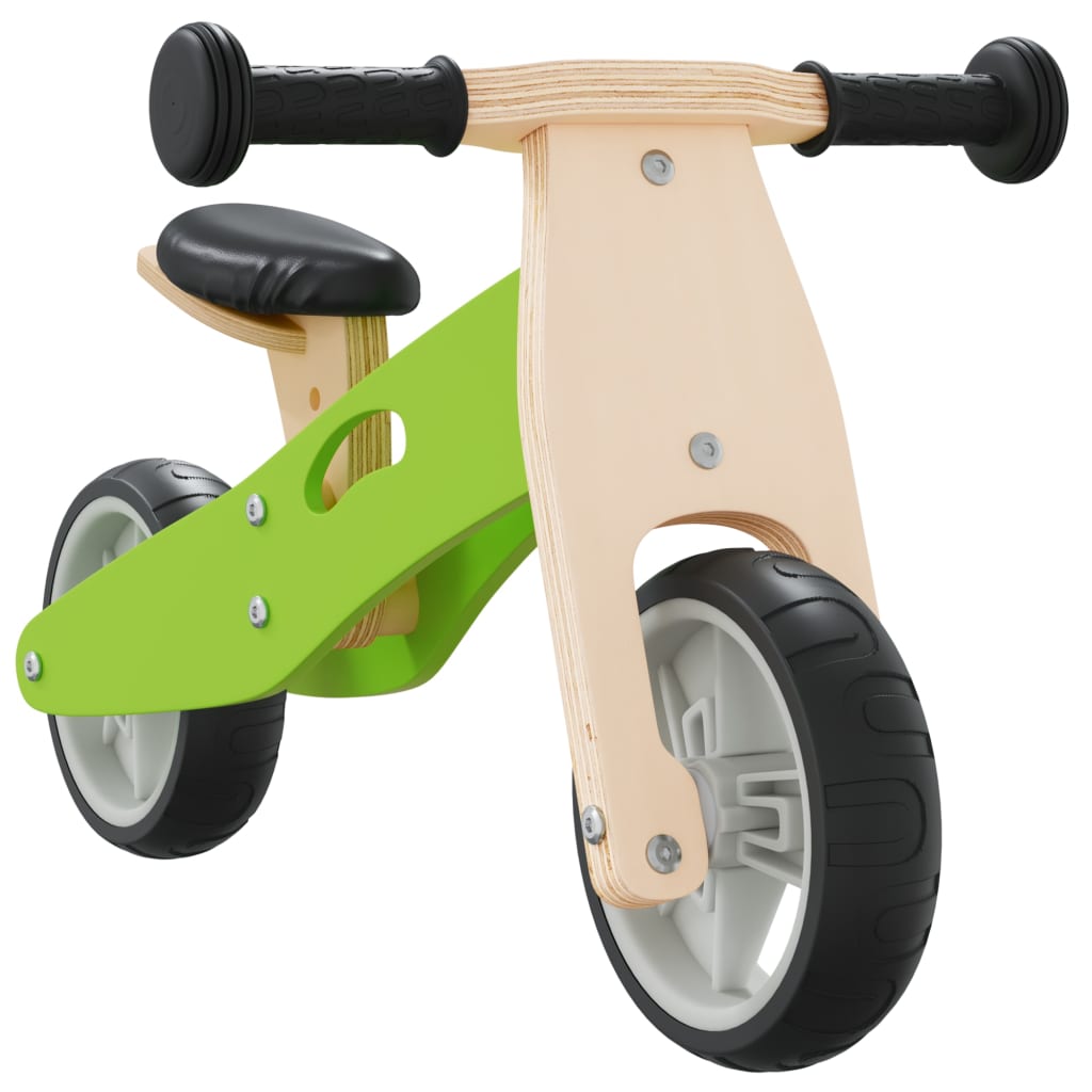 vidaXL Bicicletta Senza Pedali per Bambini 2 in 1 Verde