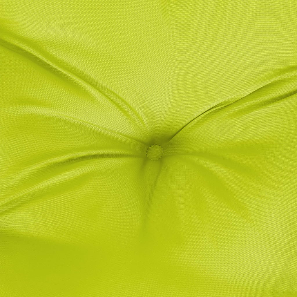 vidaXL Cuscino per Pallet Verde Brillante 60x60x12 cm in Tessuto